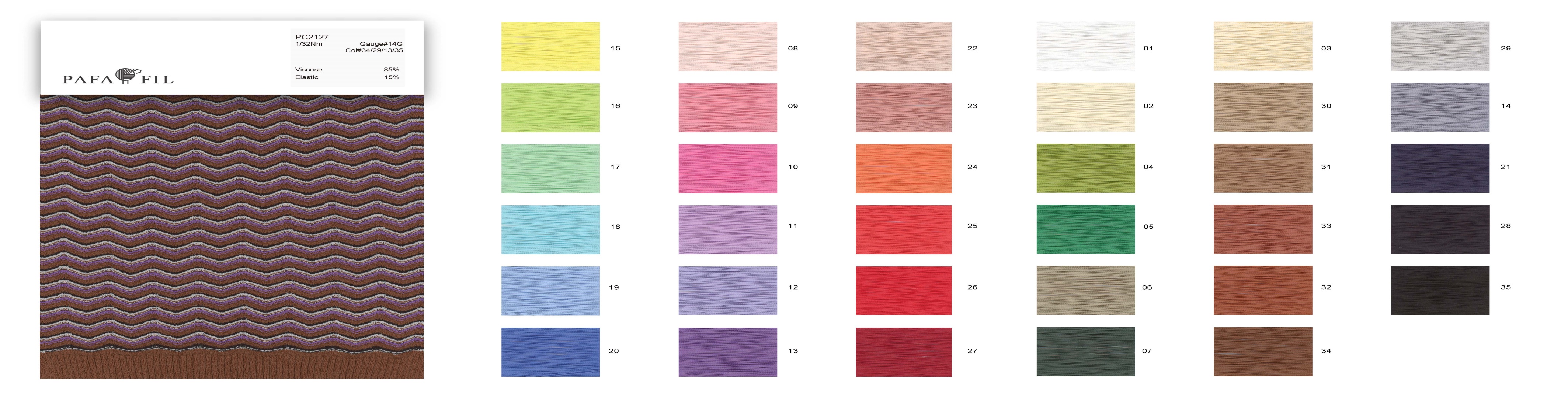 PC2127 Color card