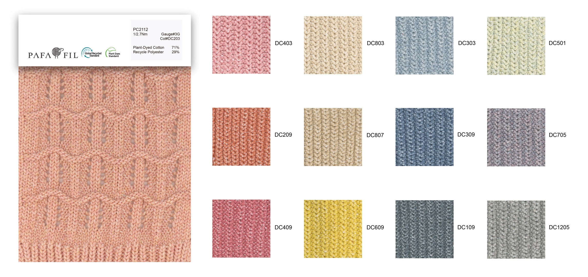 PC2112 Color card