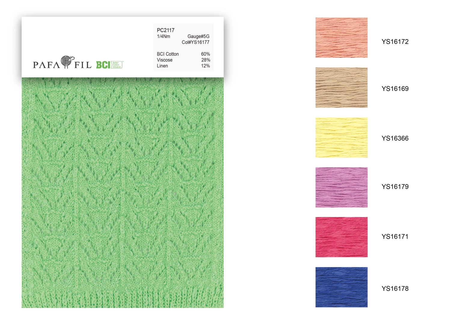 PC2117 Color card