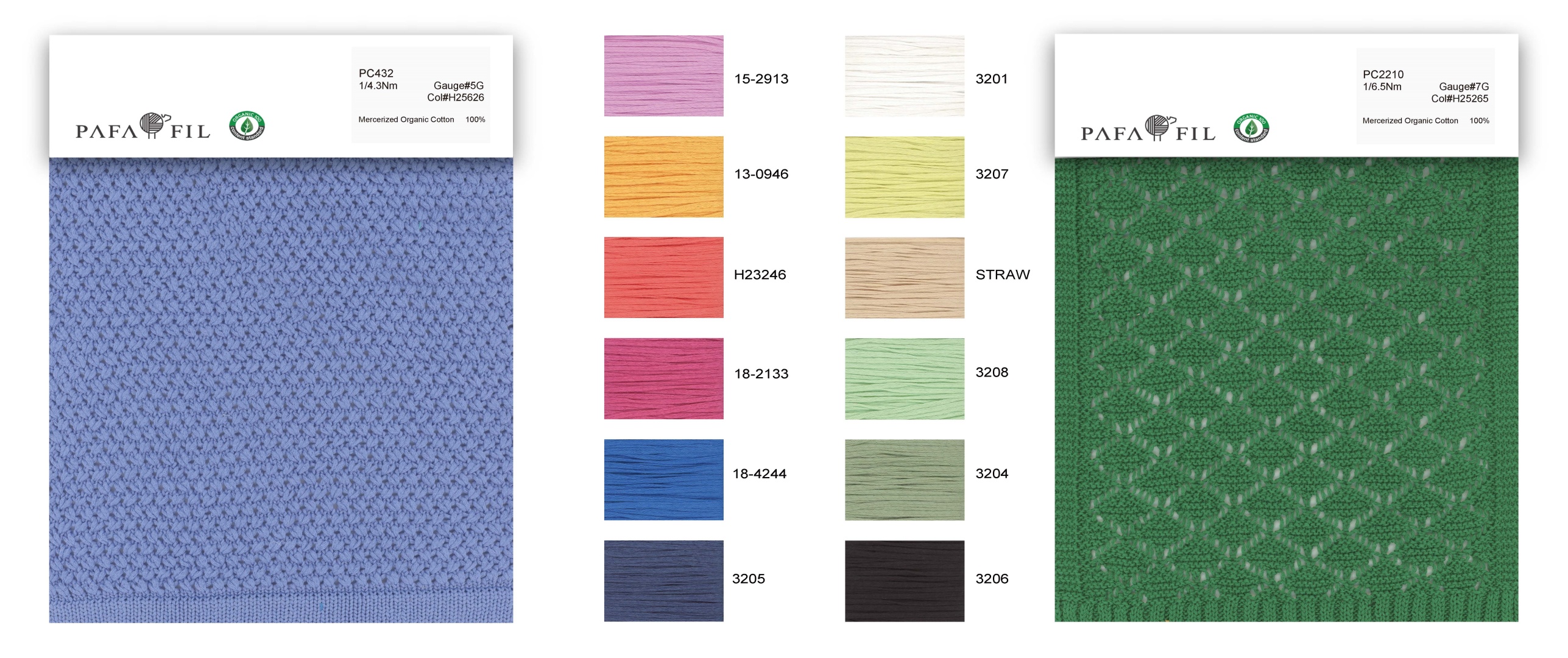 PC432&PC2210 Color Card