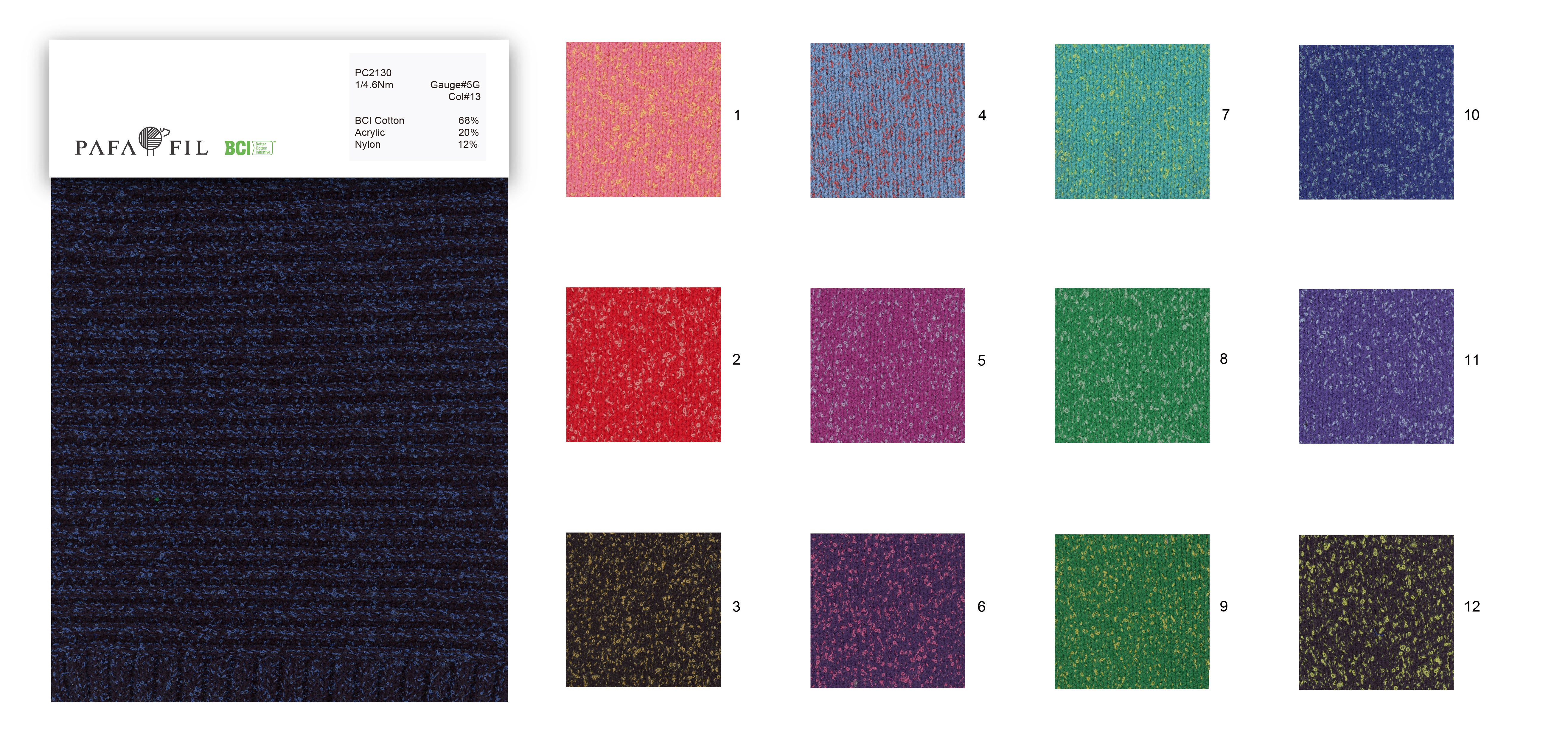 PC2130 Color card