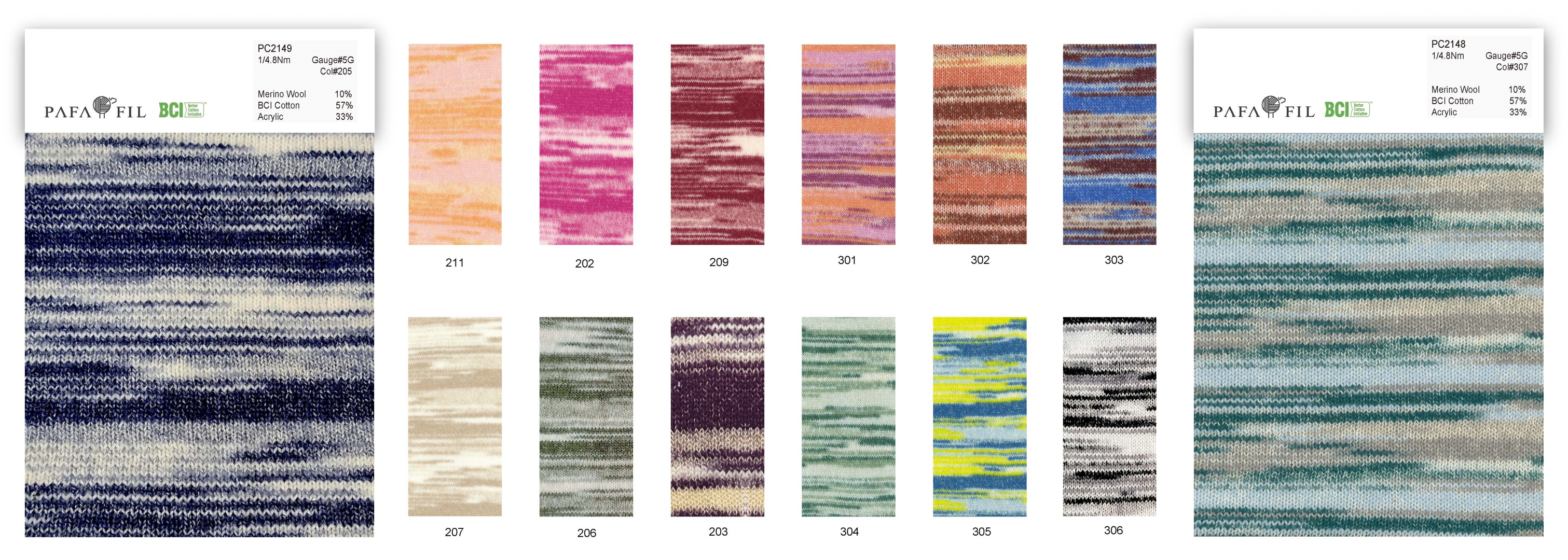 PC2149&PC2148 Color card