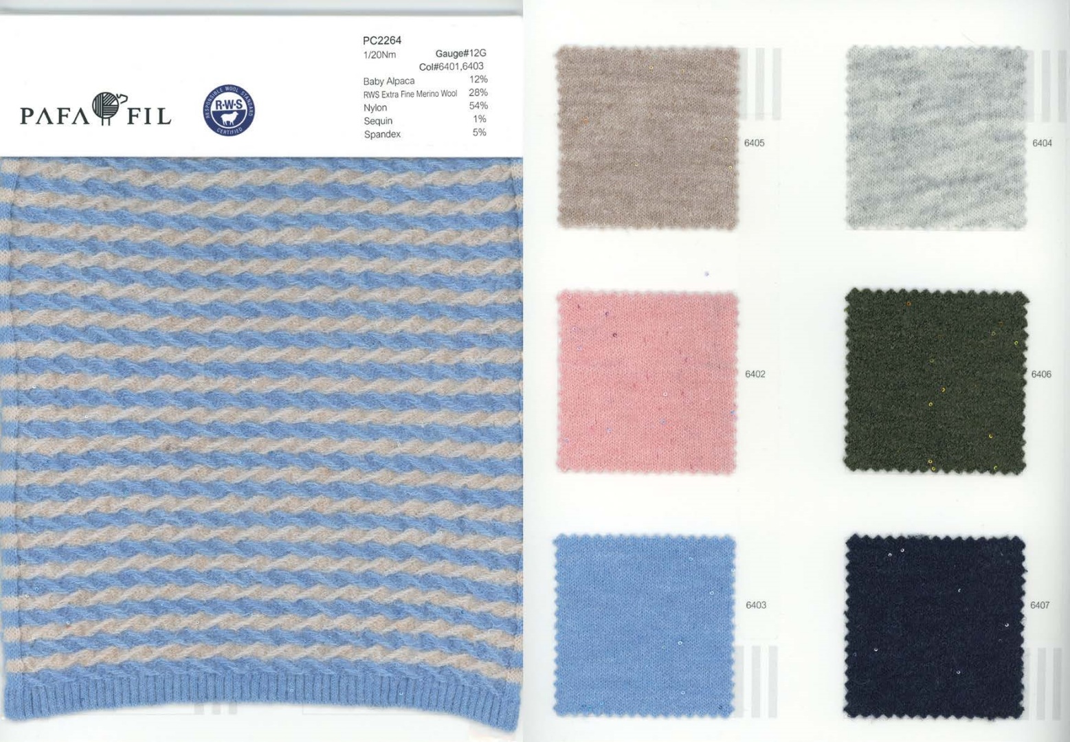 PC2264 Color card
