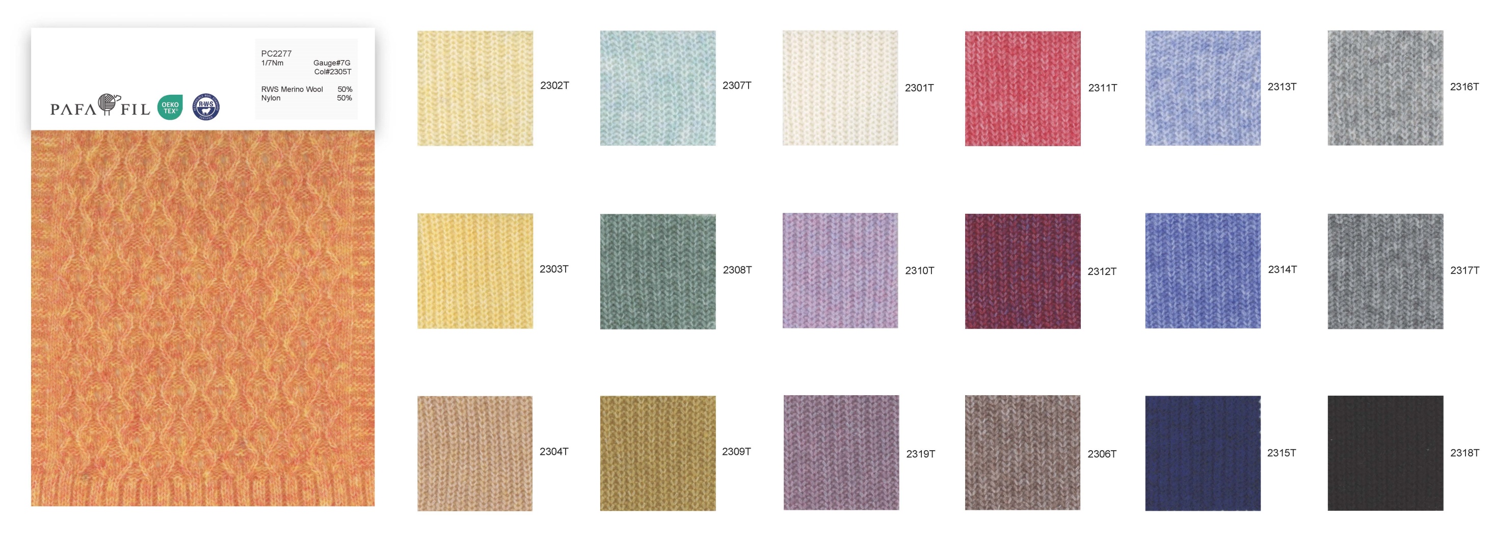 PC2277 Color card