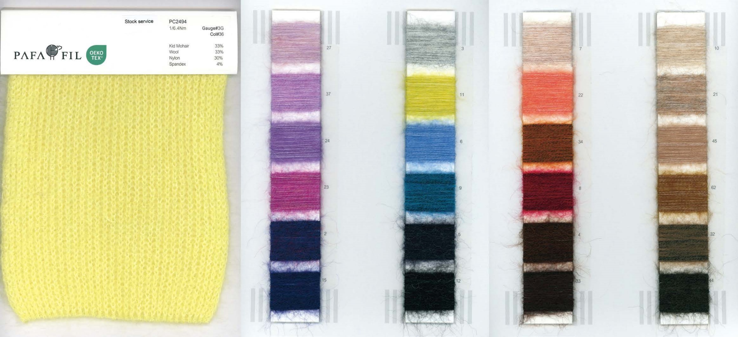 PC2494 Color card