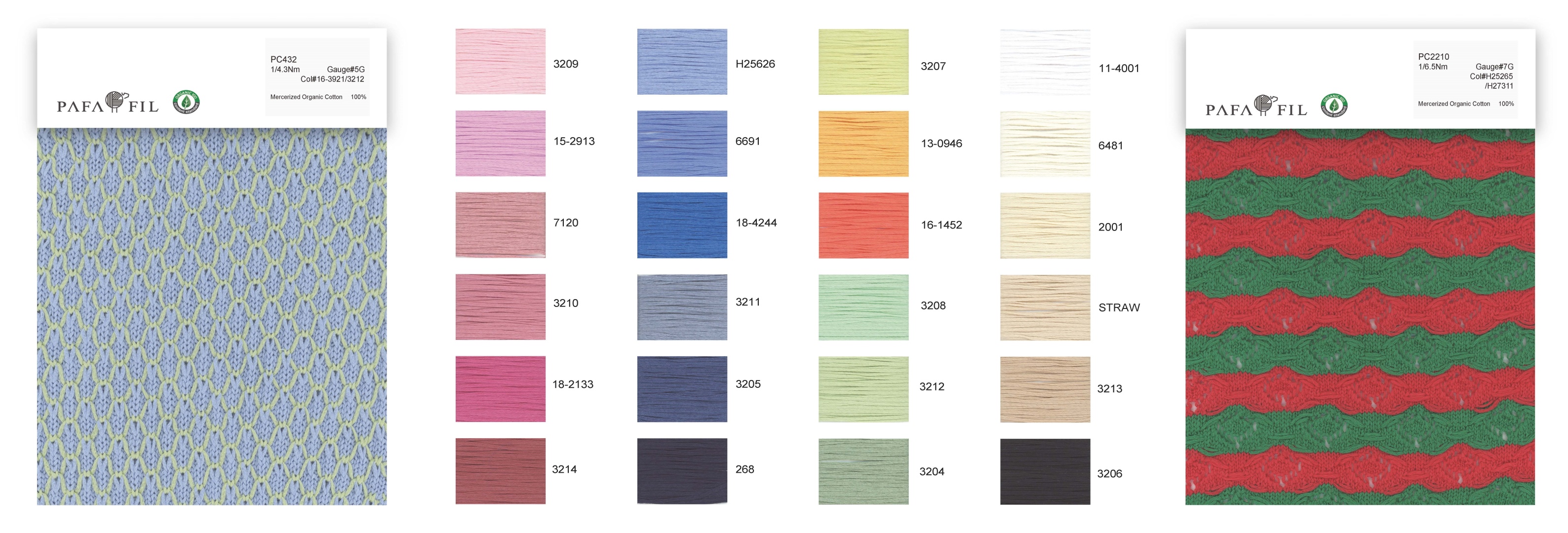 PC432&PC2210 Color card