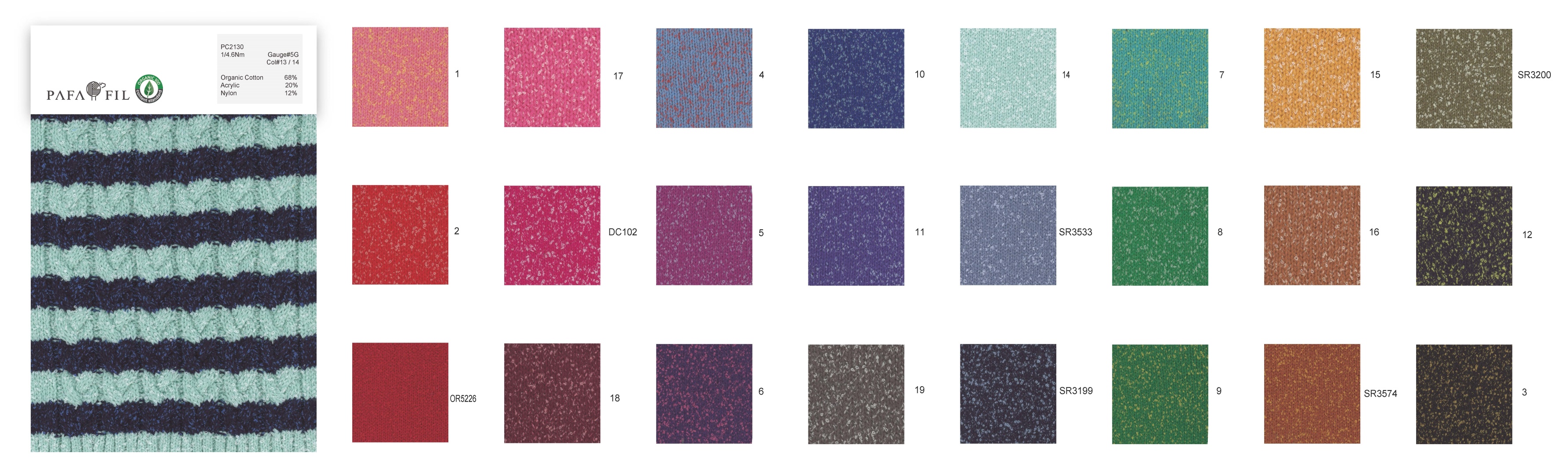 PC2130 Color card
