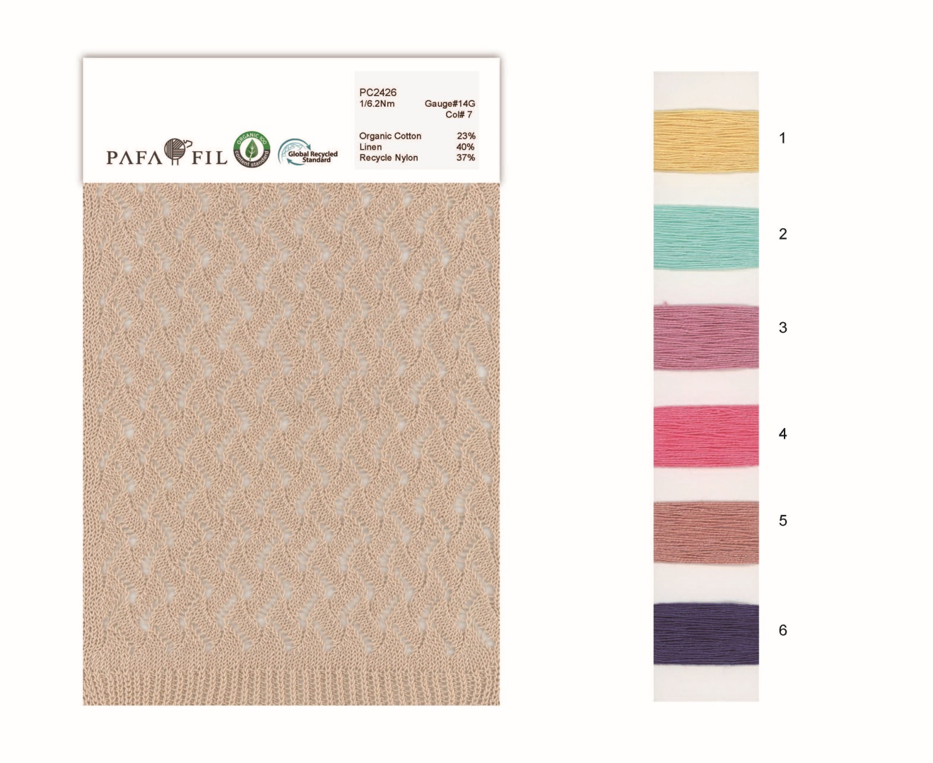 PC2426 Color card