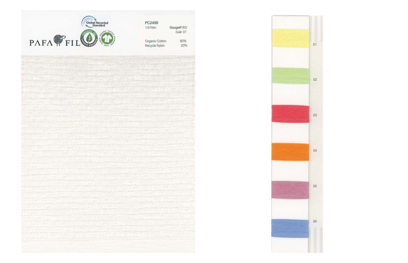 PC2499 Color card