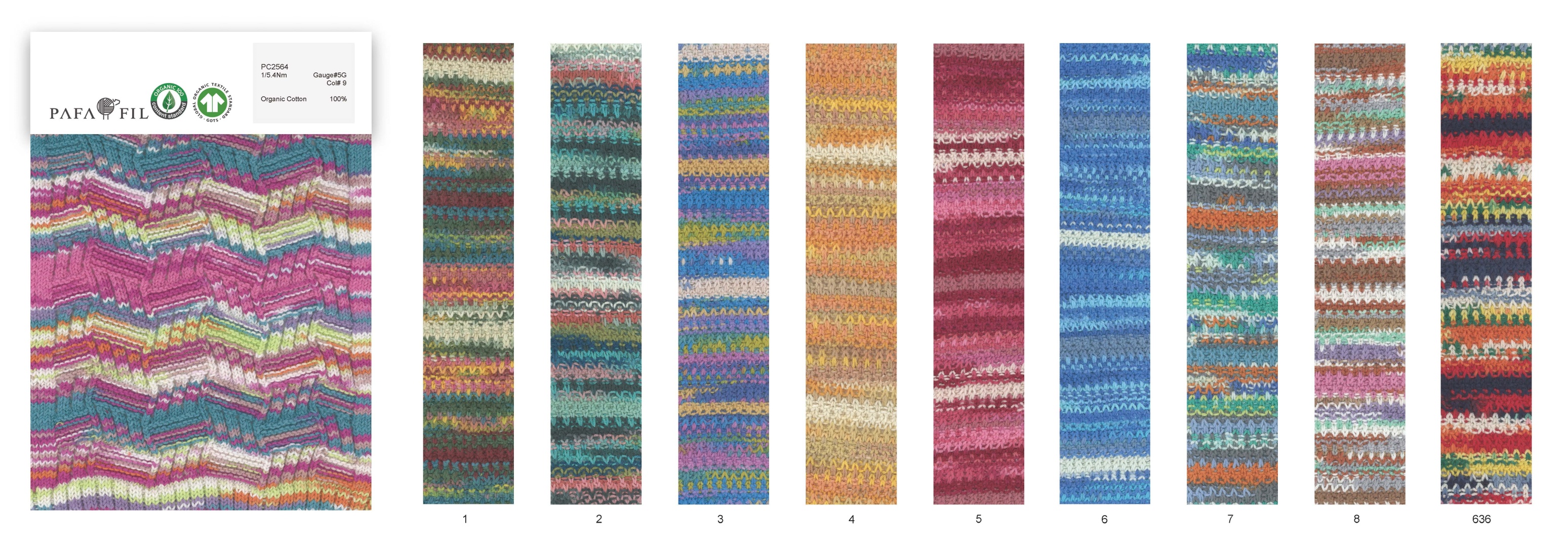PC2564 Color card