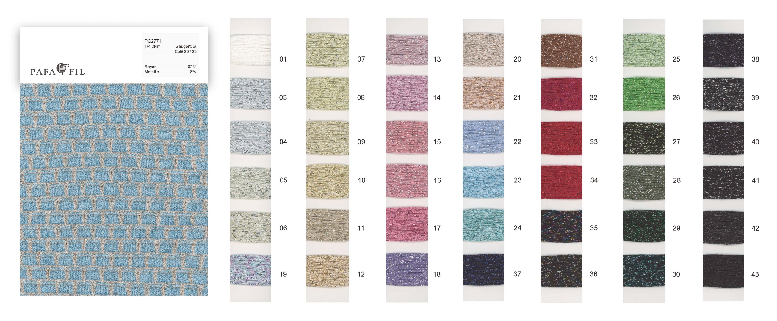 PC2771 Color card