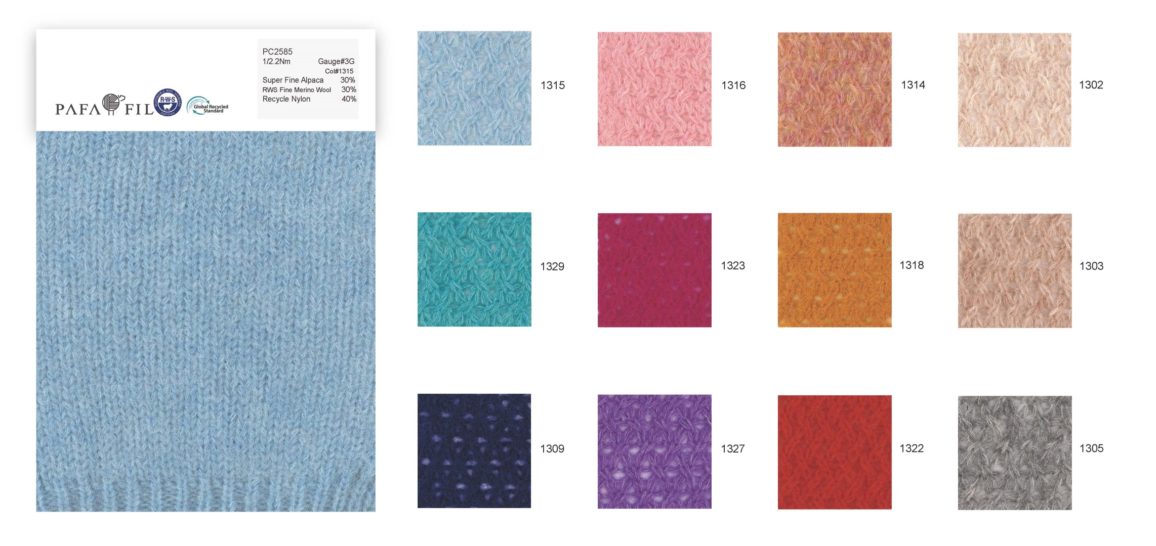 PC2585 Color card