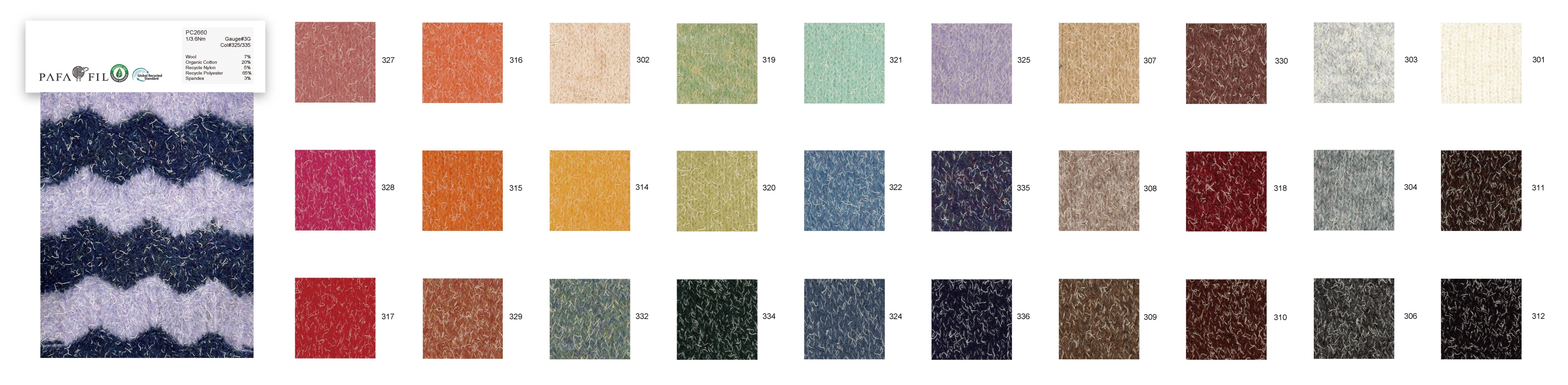 PC2660 Color card