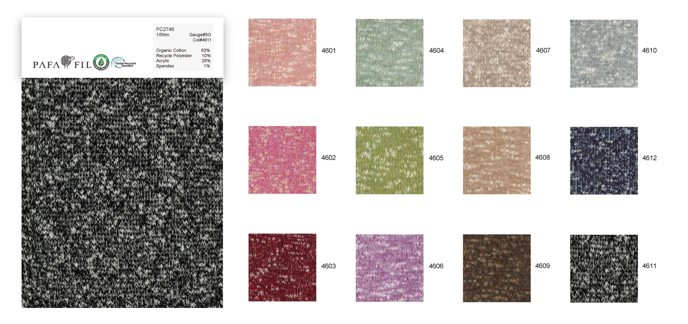 PC2746 Color card