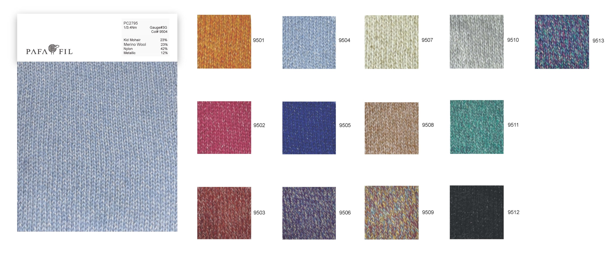 PC2795 Color card