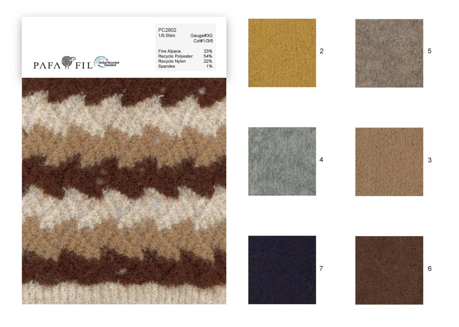 PC2802 Color card