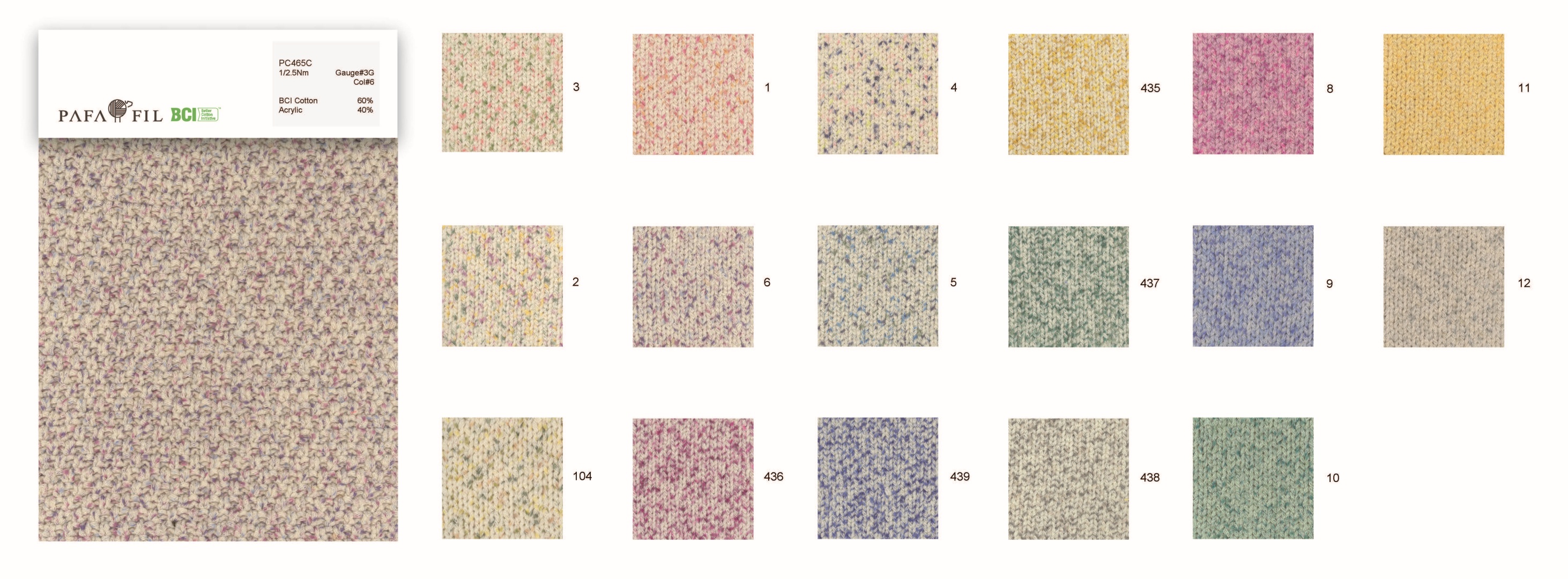 PC465C Color card
