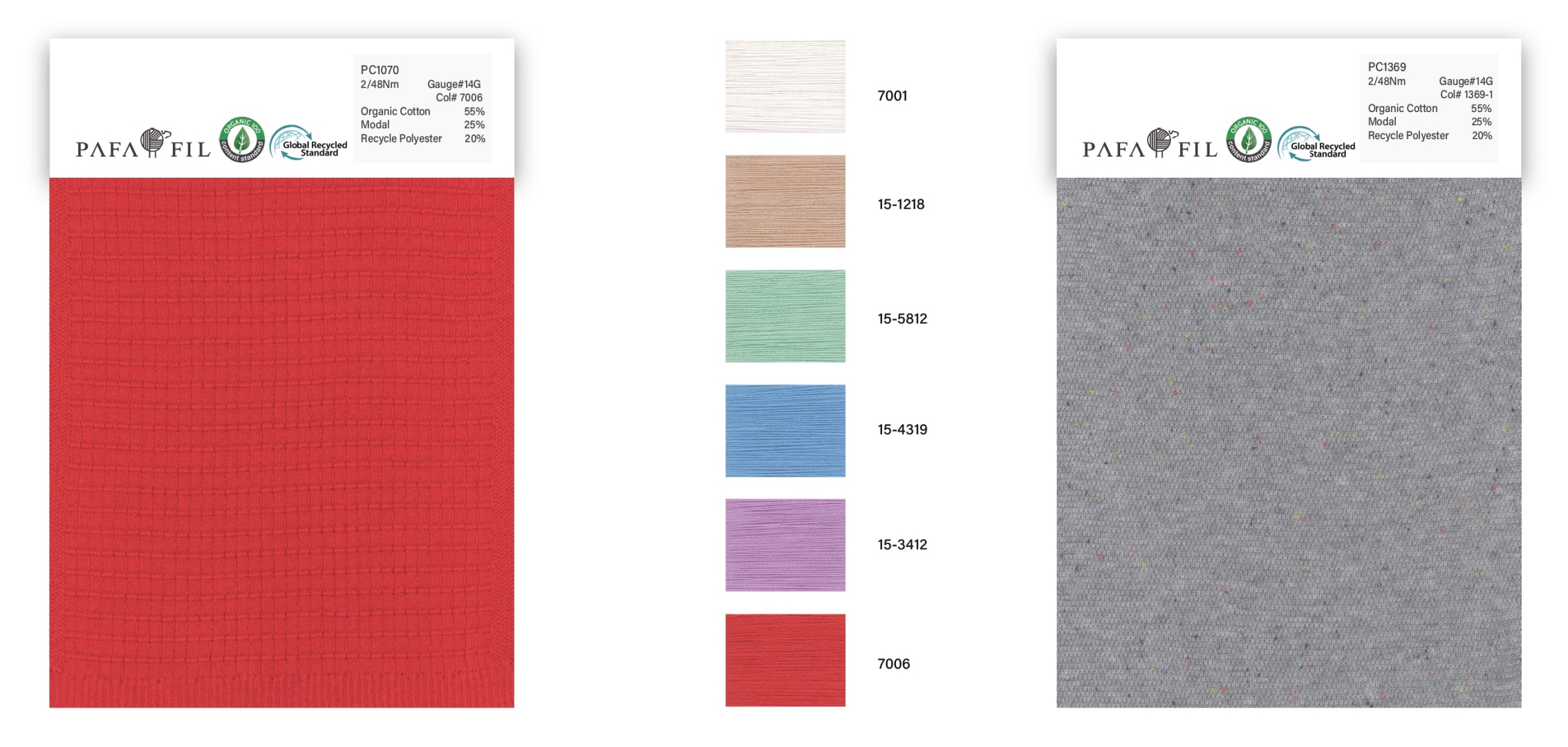 PC1070&PC1369 Color card