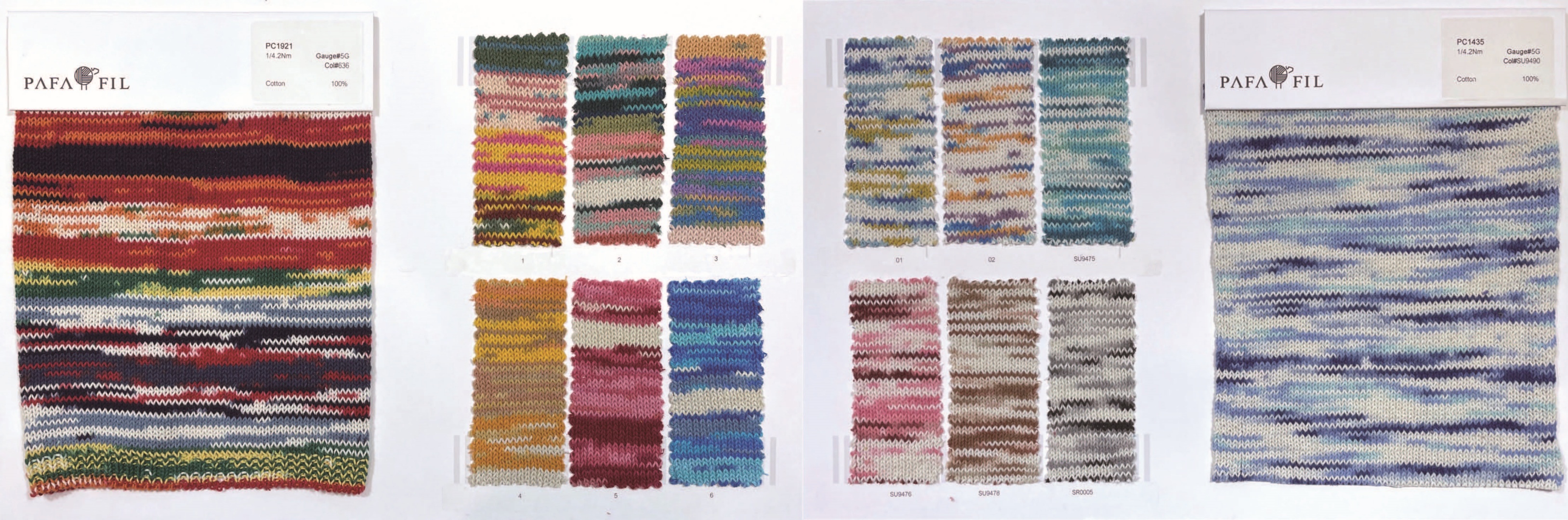 PC1921&PC1435 Color card