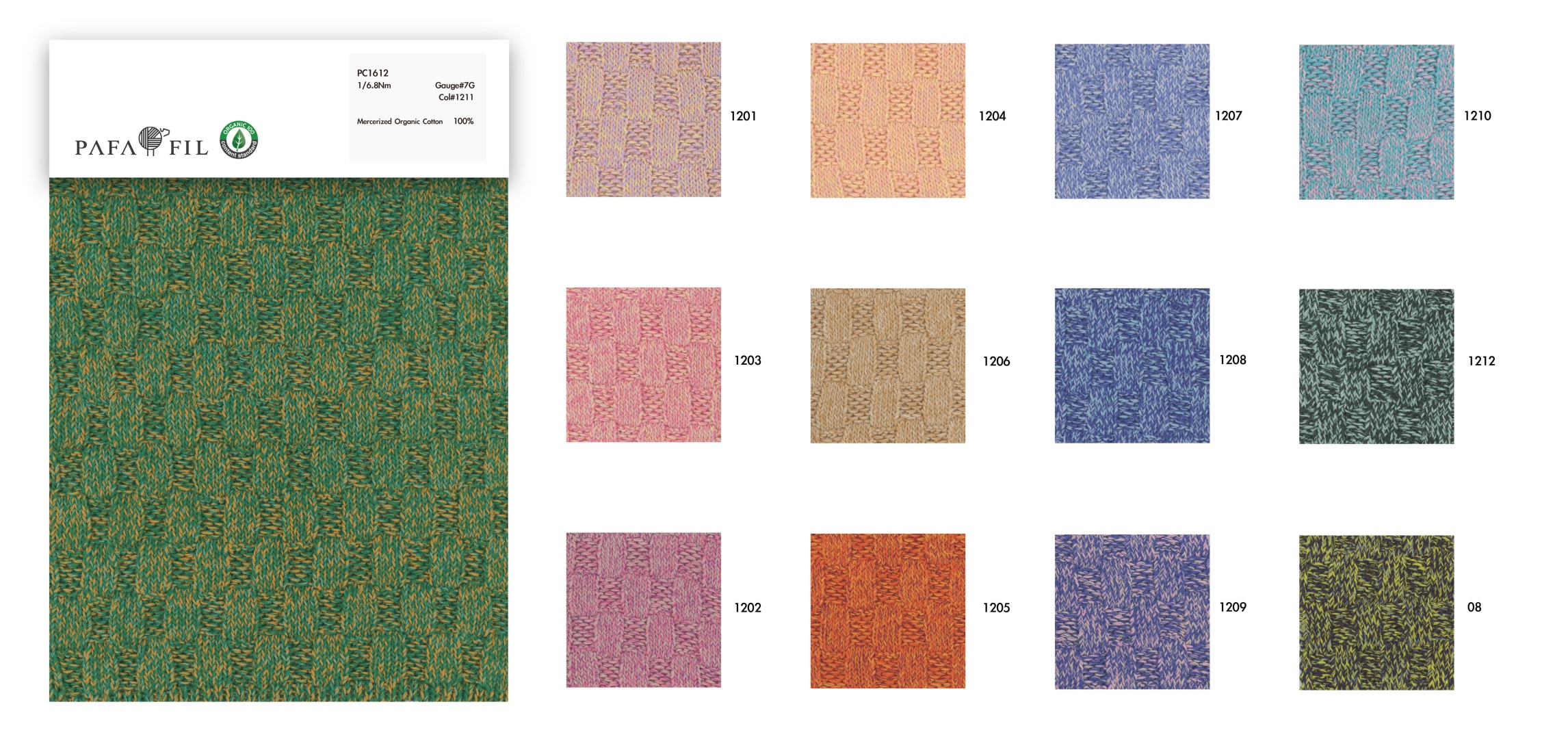 PC1612 Color card
