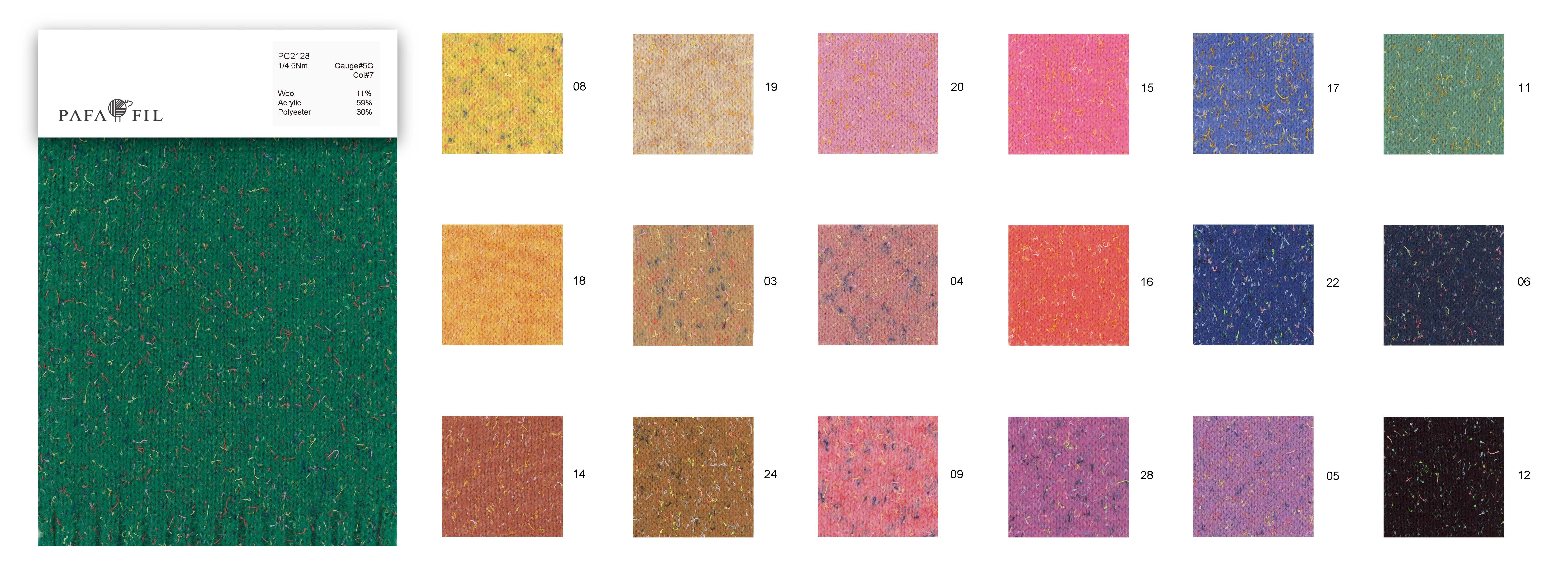 PC2128 Color card