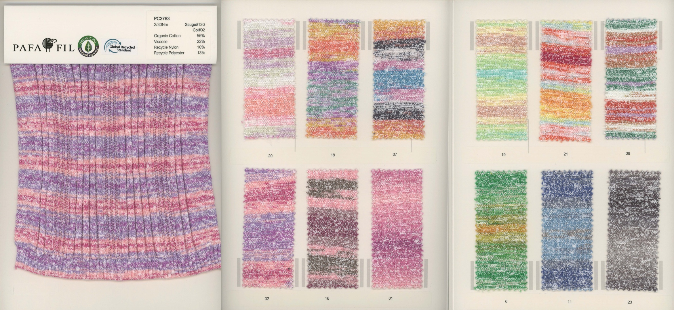 PC2783 Color card
