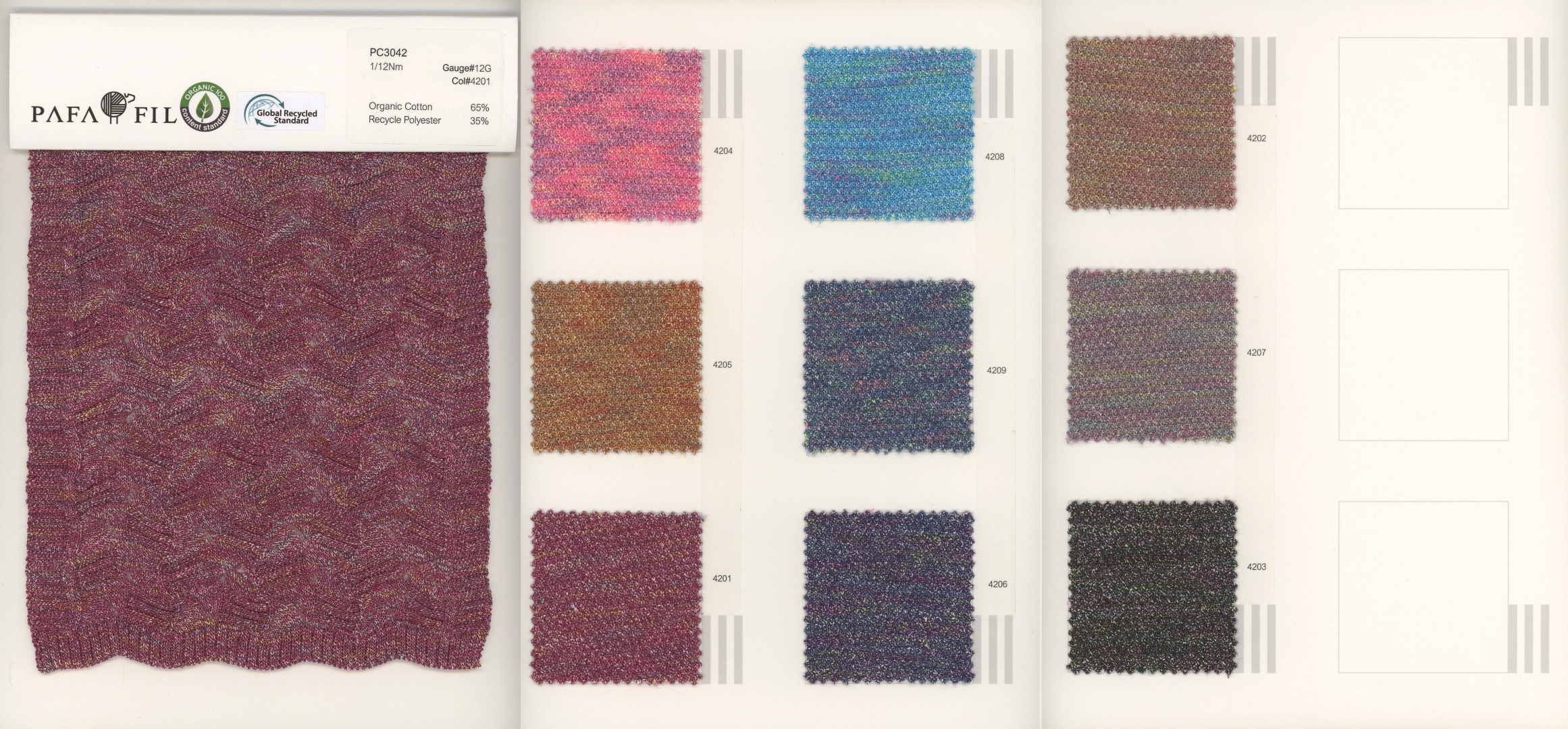 PC3042 Color card