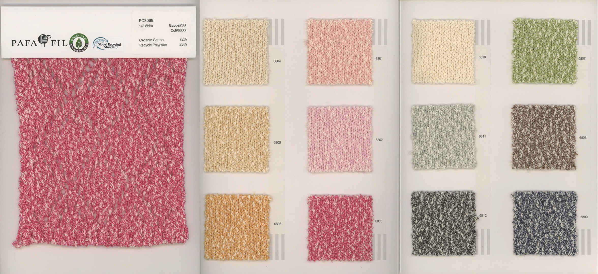 PC3068 Color card