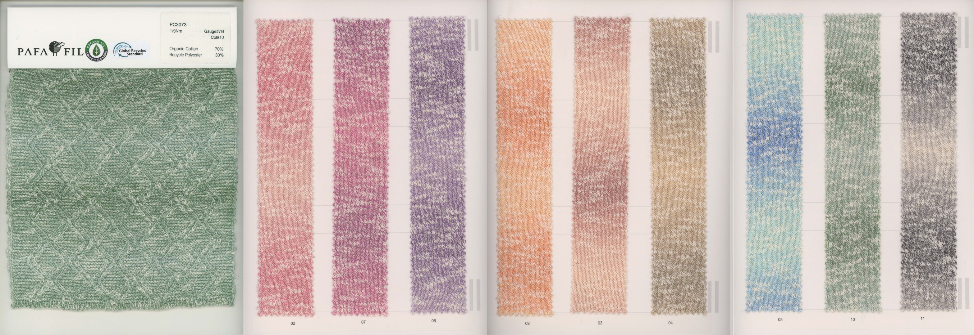 PC3073 Color card