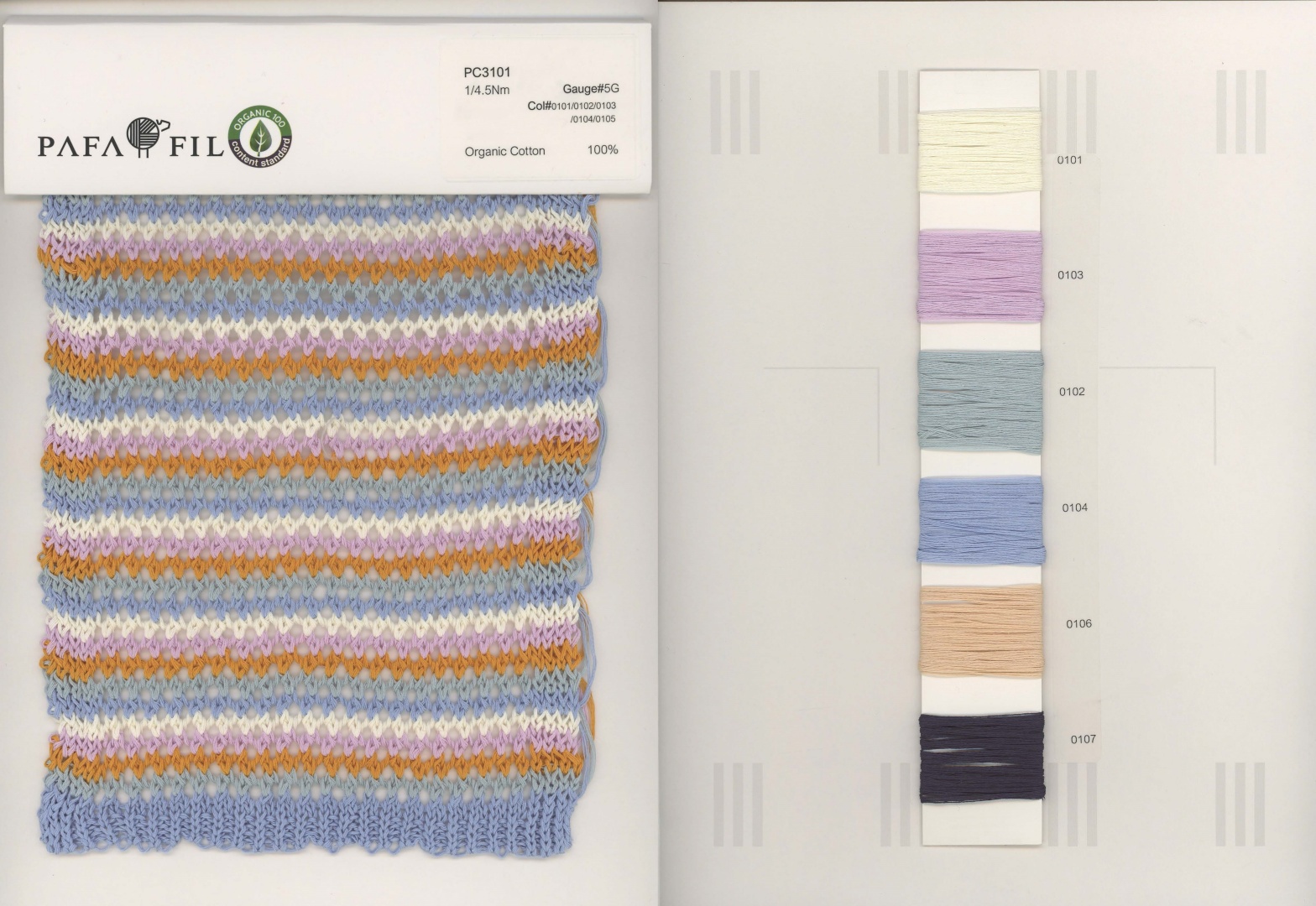 PC3101 Color card