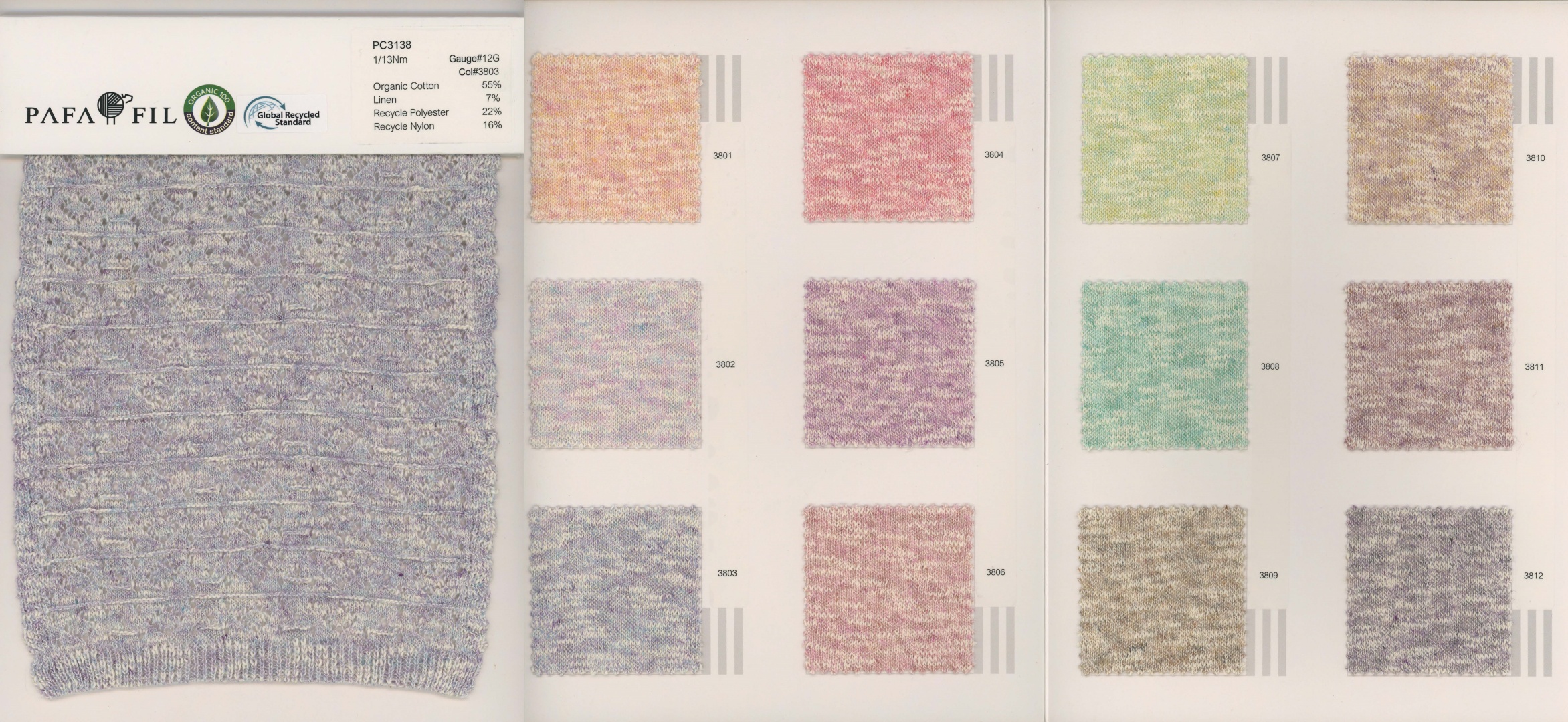 PC3138 Color card