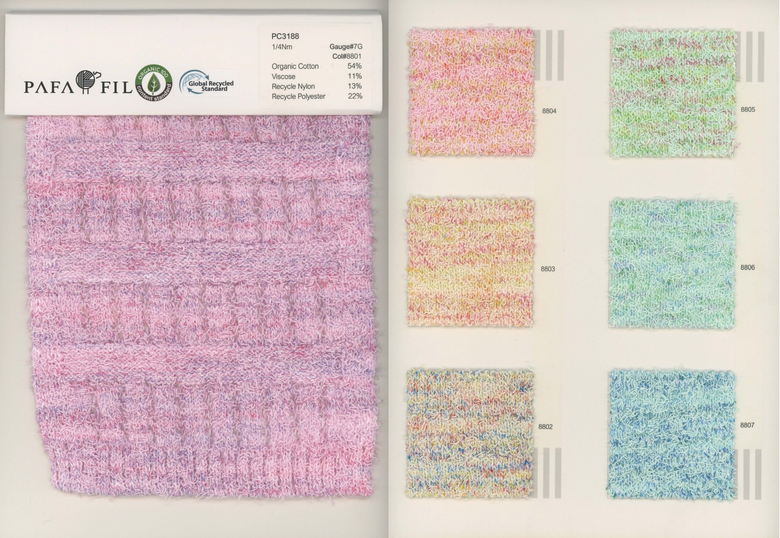 PC3188 Color card