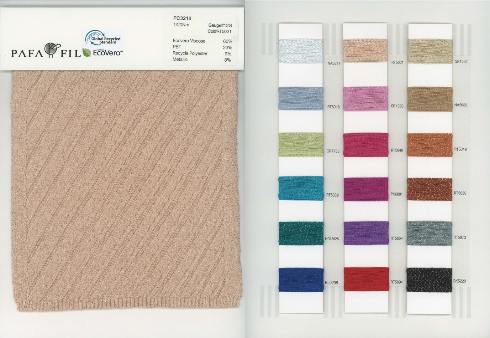 PC3218 Color card
