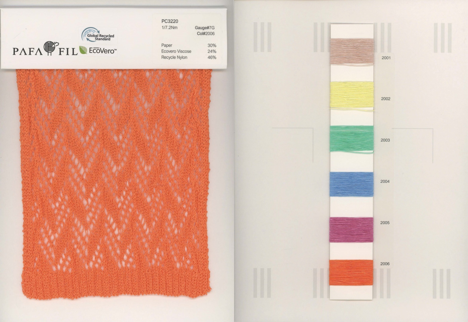 PC3220 Color card