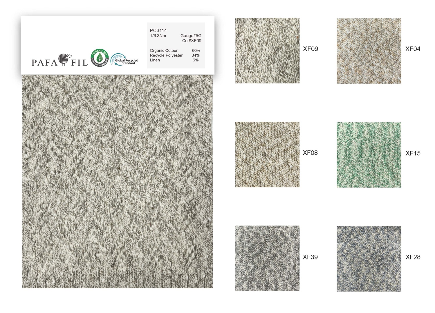 PC3114 Color card