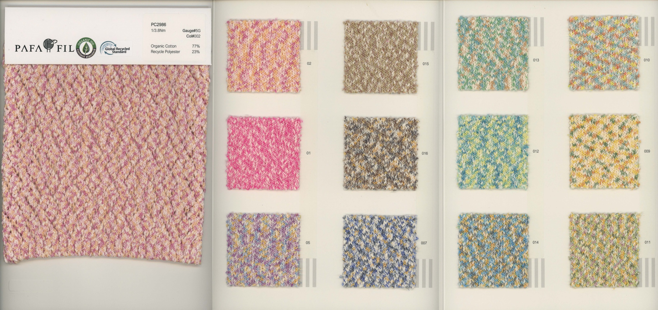 PC2986 Color card