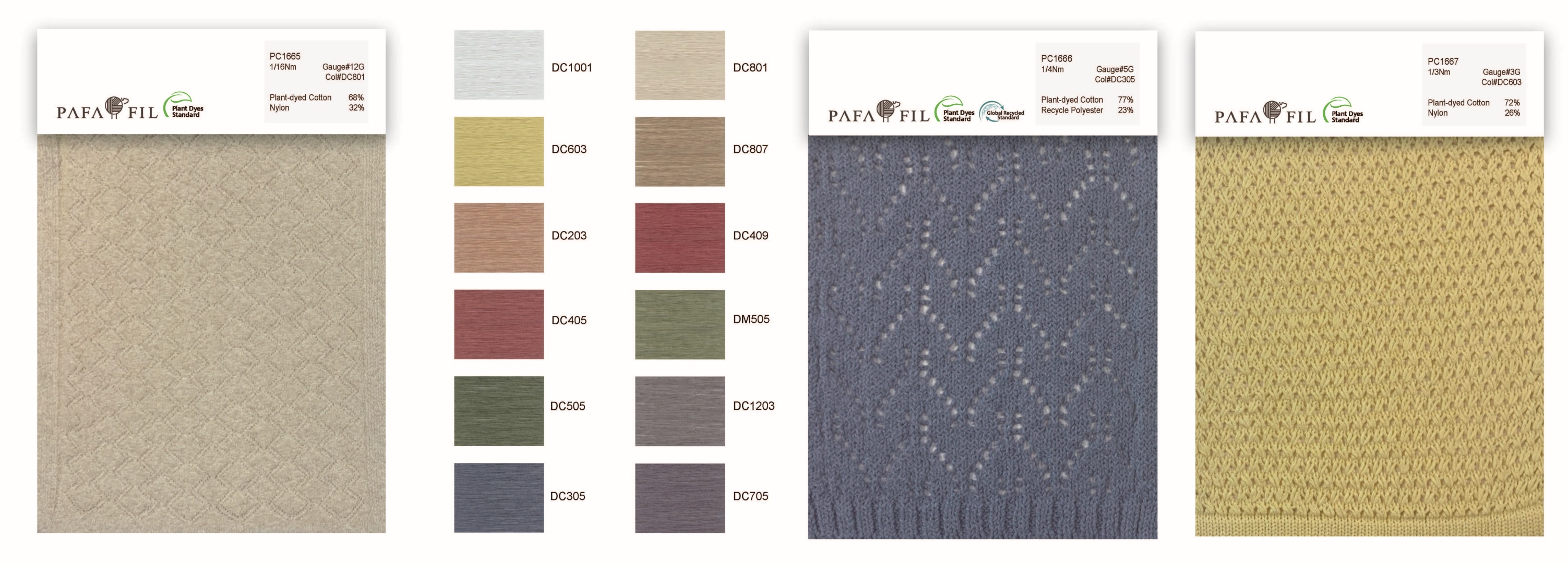 PC1665&PC1666&PC1667 Color card