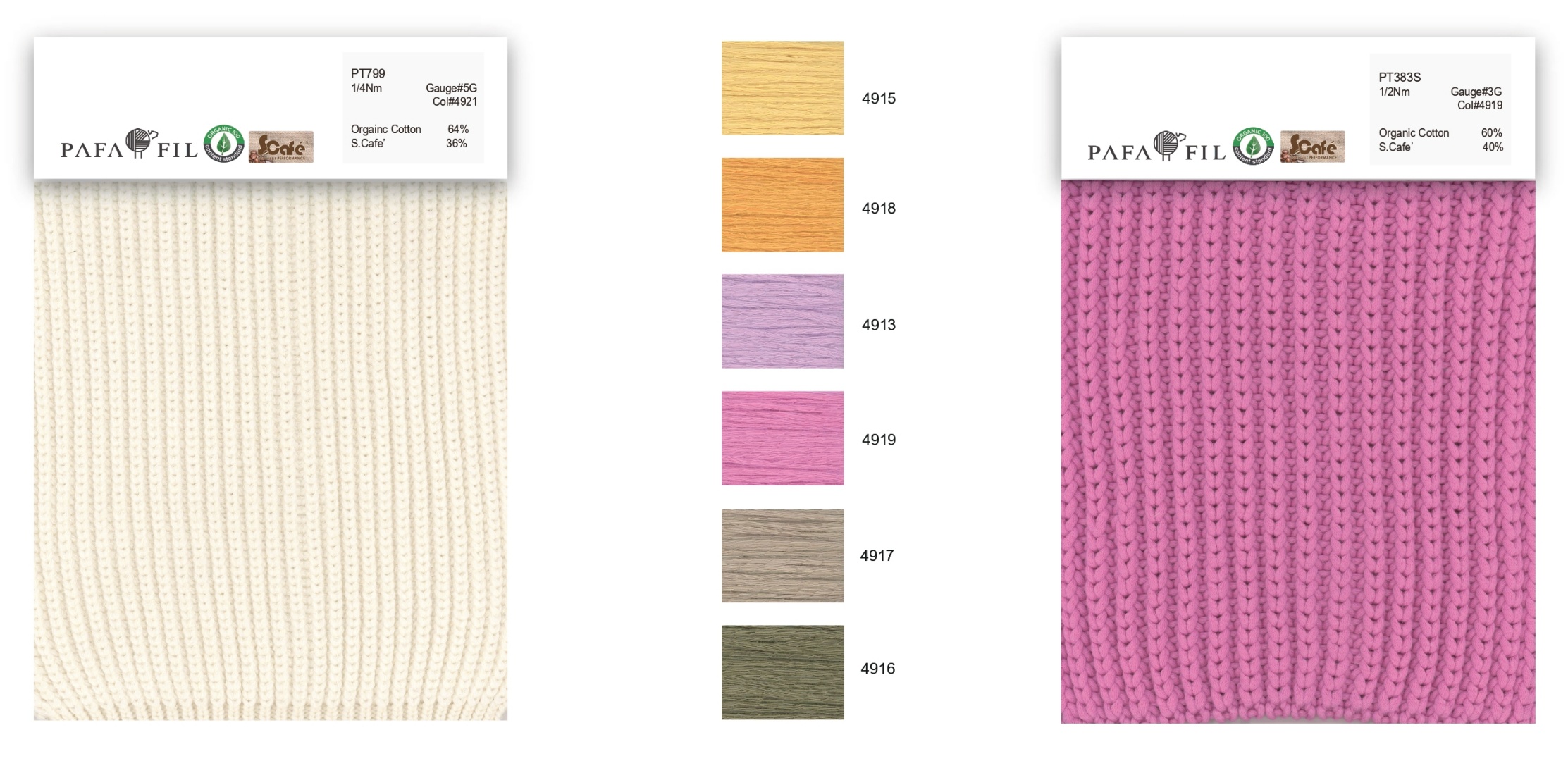 PT799&PT383S Color card