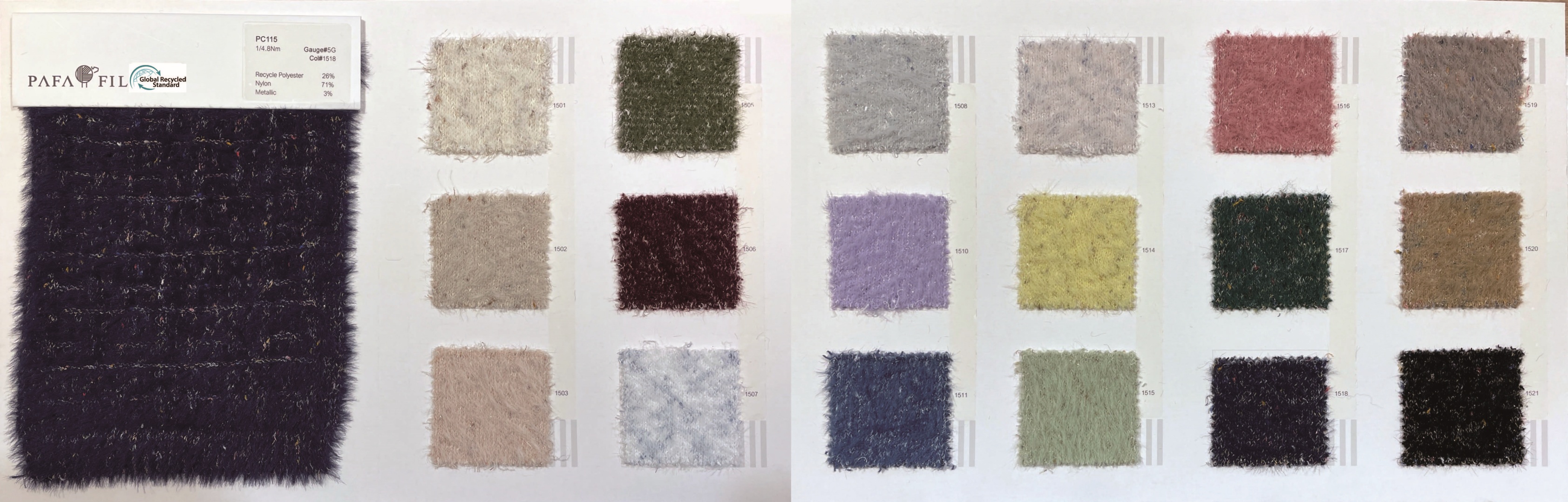PC115 Color card