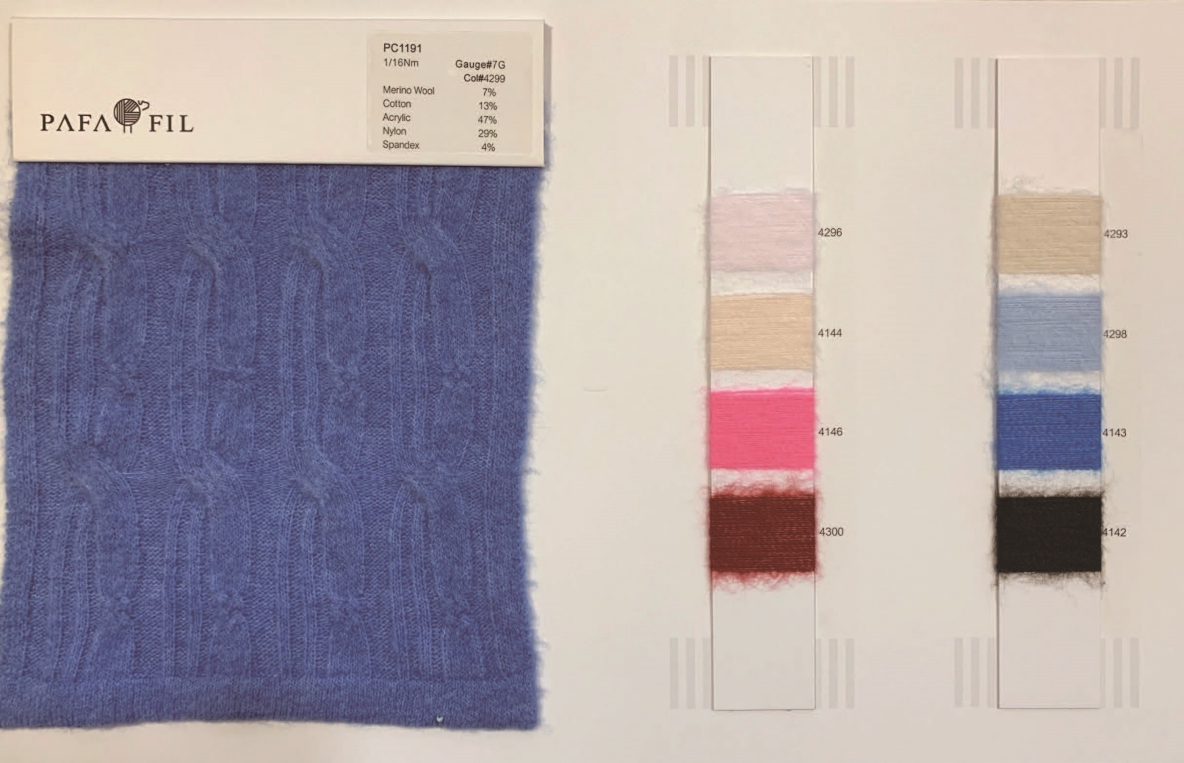 PC1191 Color card