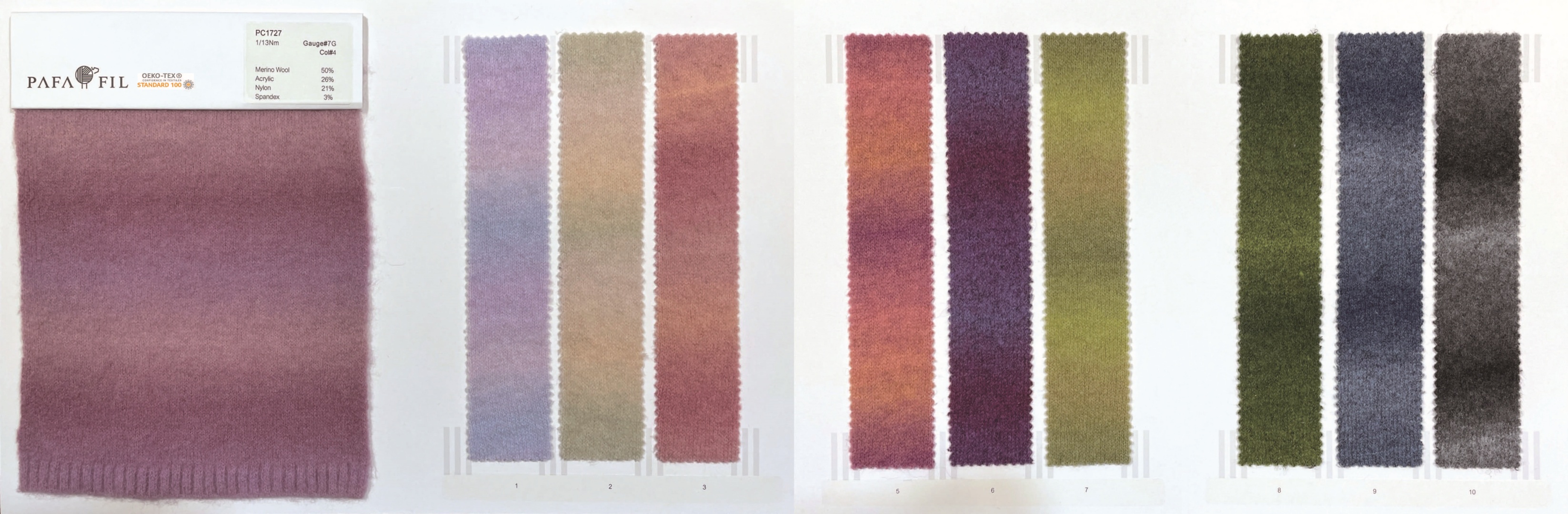 PC1727 Color card