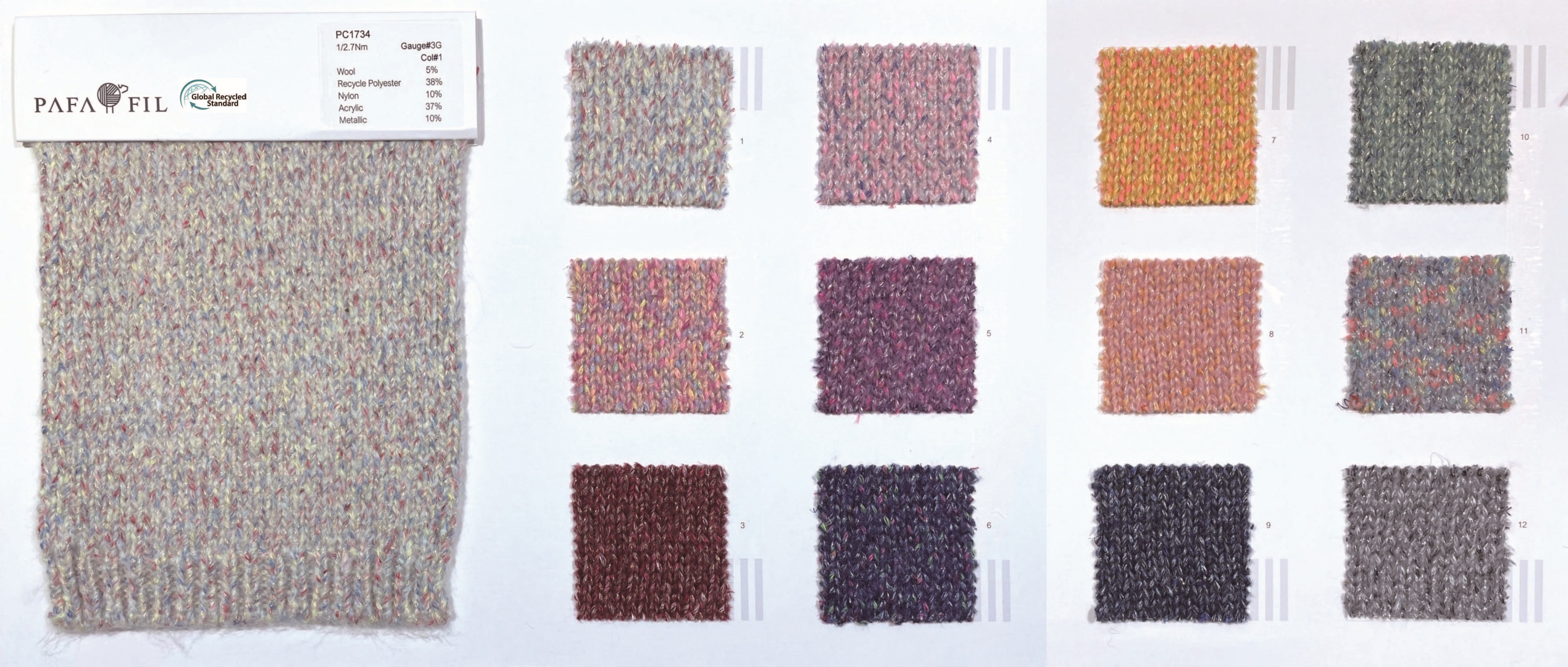 PC1734 Color card