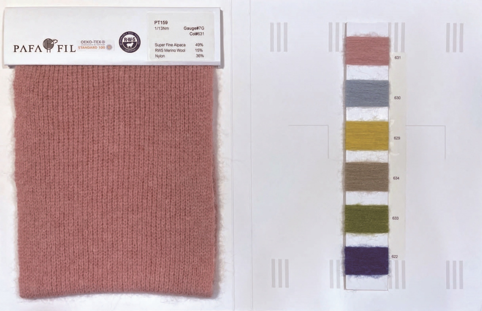 PT159 Color card