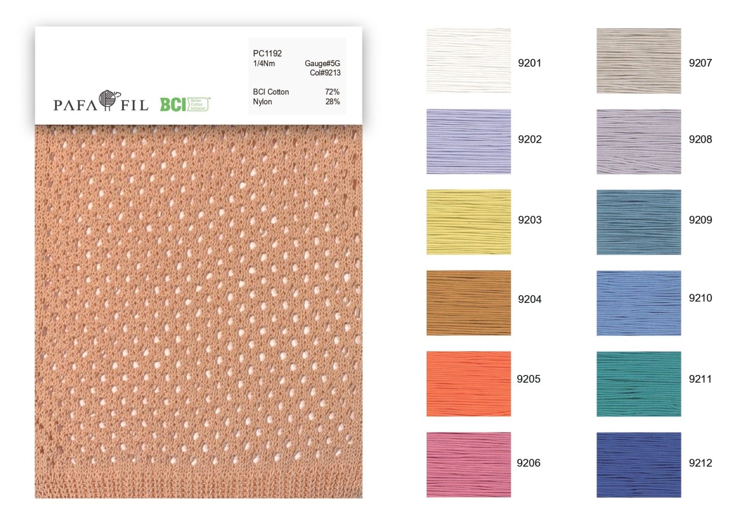 PC1192  Color card