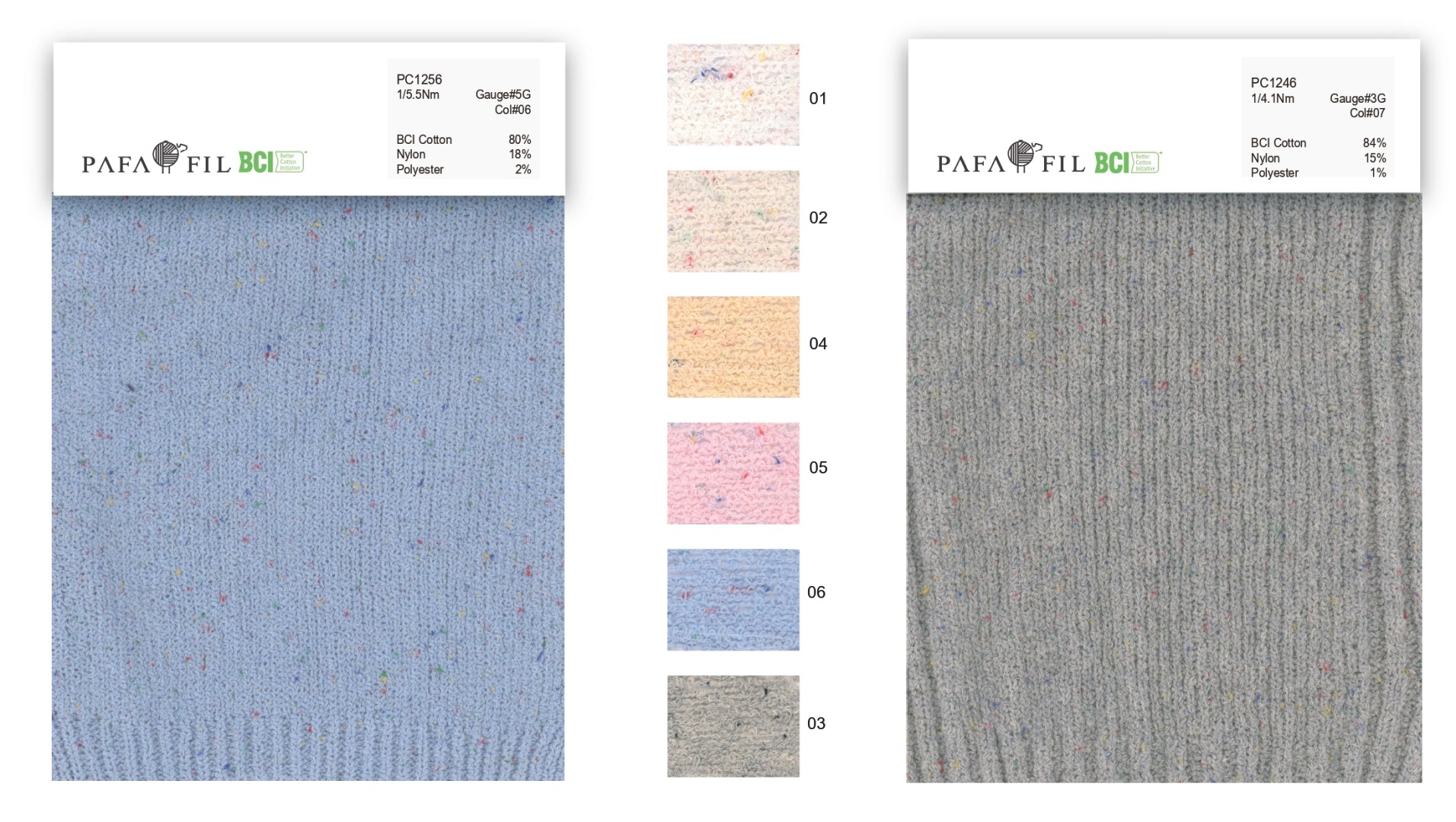 PC1256&PC1246 Color card