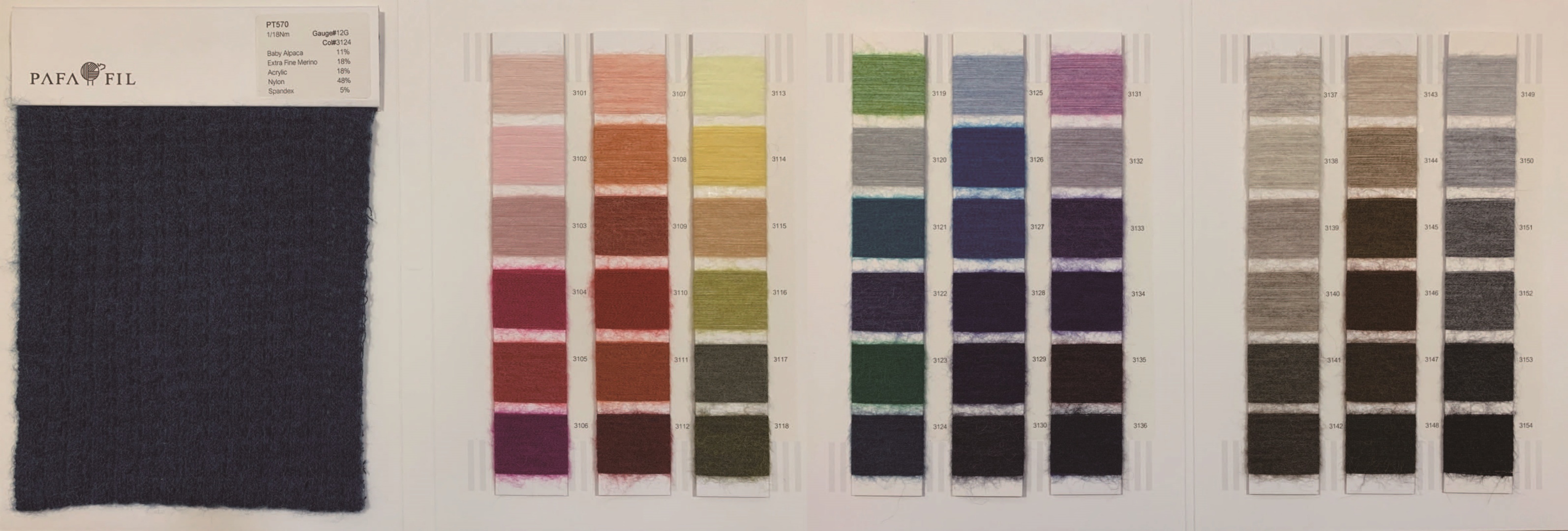 PT570 Color card