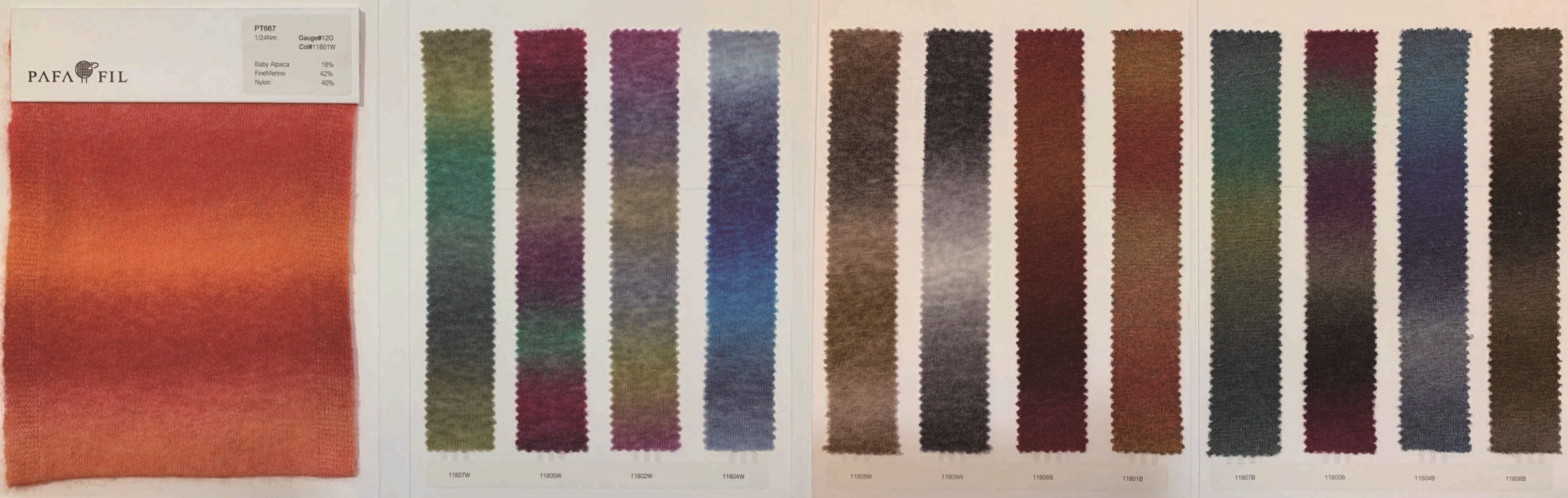 PT667 Color card