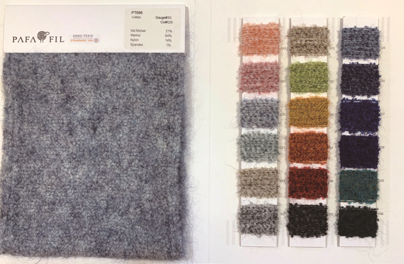PT686 Color card