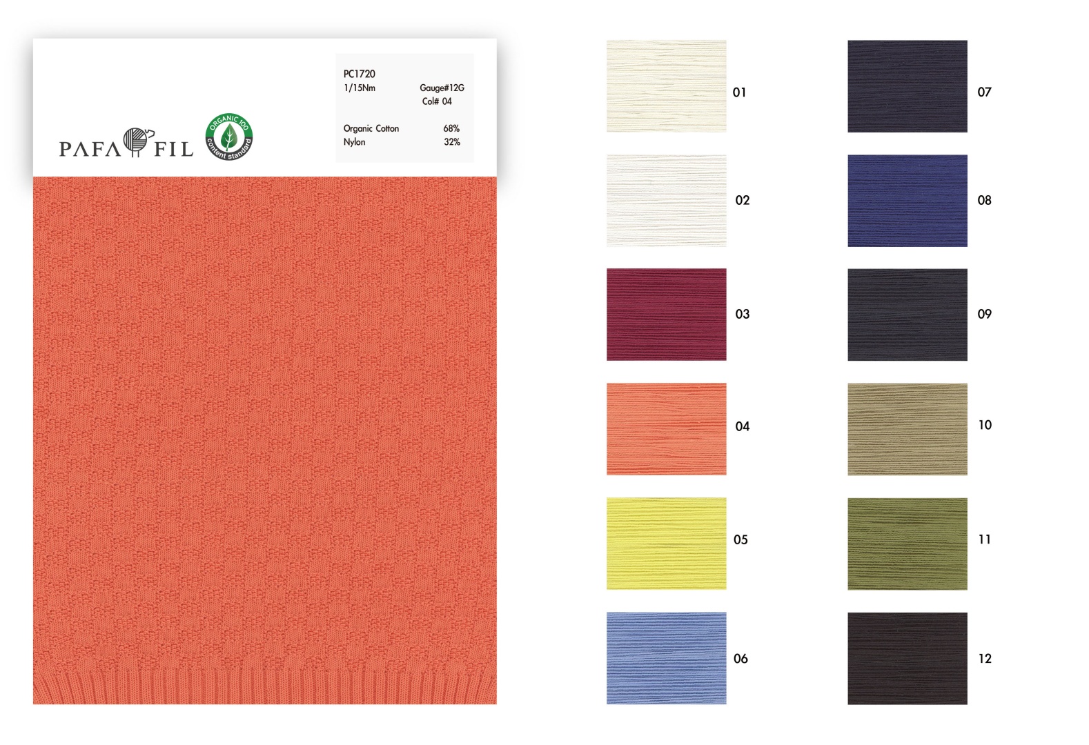 PC1720 Color card