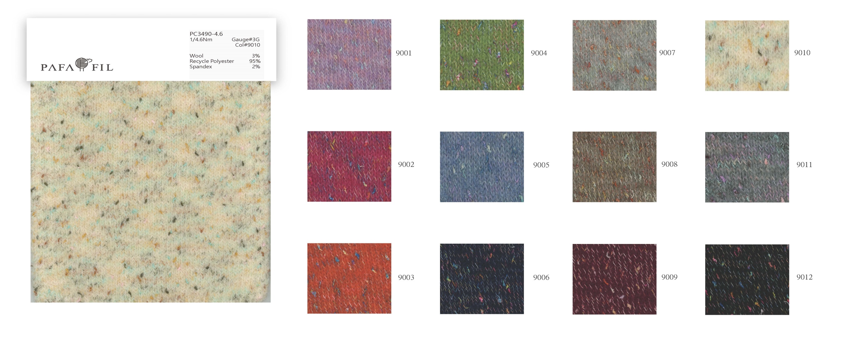 PC3490-4.6 Color card